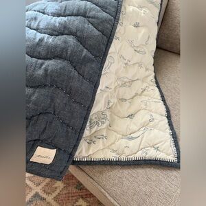 Pehr Life Aquatic Chambray Blanket - Blue